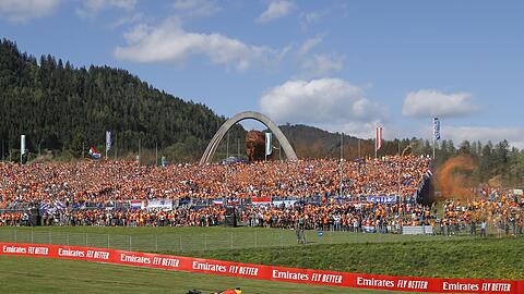 Beim Grand Prix von Österreich werden insgesamt 300.000 Fans erwartet.