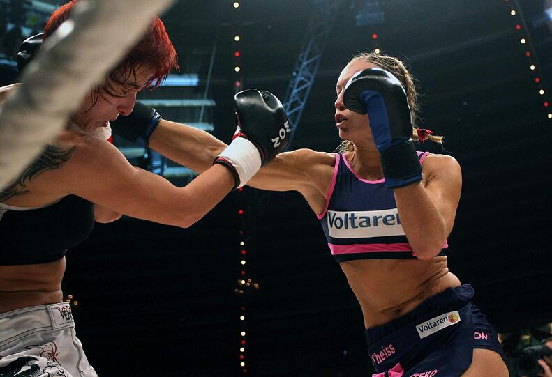 Christine Theiss im Ring.