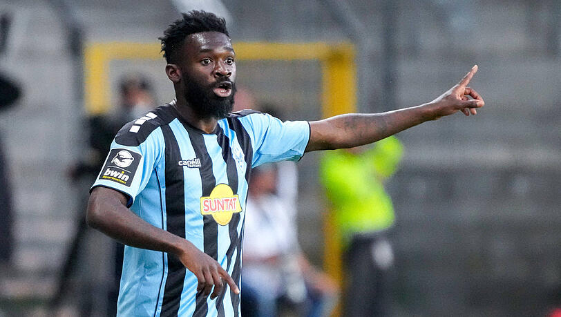 Für den SV Waldhof Mannheim erzielte Joseph Boyamba in der zurückliegenden Drittliga-Saison 17 Tore.