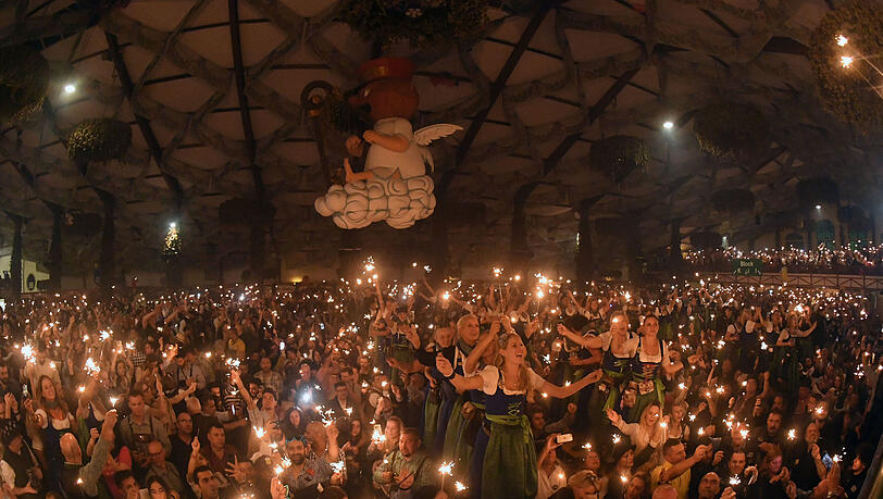 Kehraus im Hofbräuzelt. Das 187. Okotberfest ist zu Ende.