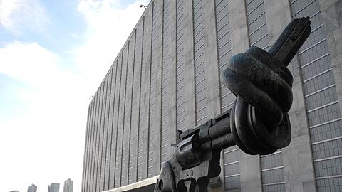 UN-Hauptquartier in New York: Steinmeier ist ein strikter Verfechter des V&ouml;lkerrechts und der Regeln der UN-Charta