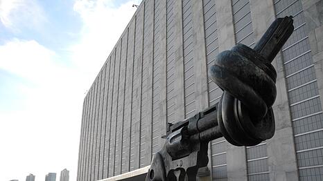 UN-Hauptquartier in New York: Steinmeier ist ein strikter Verfechter des V&ouml;lkerrechts und der Regeln der UN-Charta