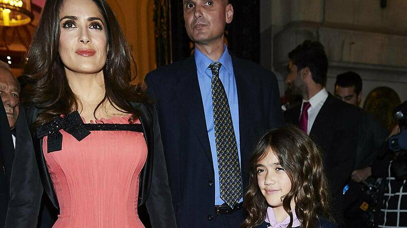 Salma Hayek mit ihrer Tochter Valentina im Jahr 2015.