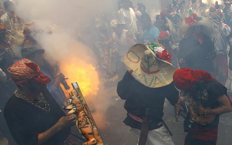 Bilder zur Militärparade in Puebla - zum Durckklicken.