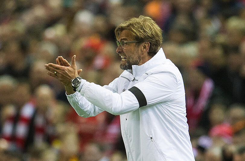 Immer mit Leib und Seele an der Seitenlinie: Liverpools Trainer Jürgen Klopp.