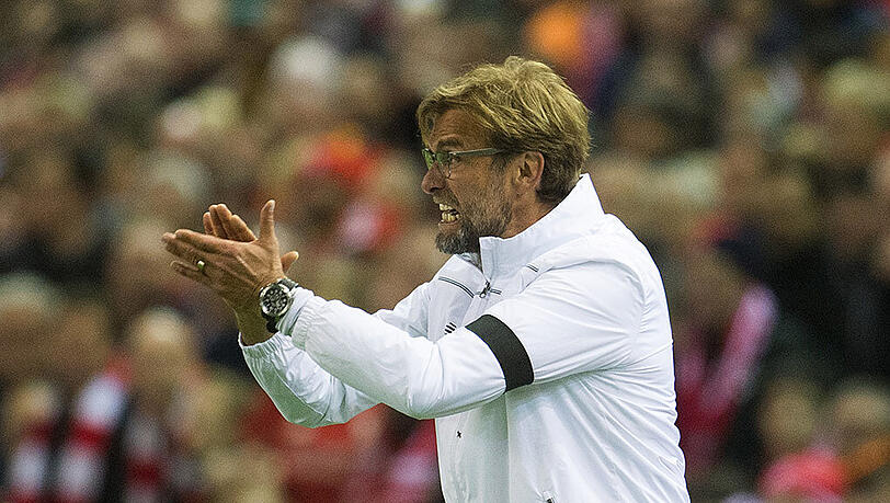Immer mit Leib und Seele an der Seitenlinie: Liverpools Trainer Jürgen Klopp. Immer mit Leib und Seele an der Seitenlinie: Liverpools Trainer Jürgen Klopp.