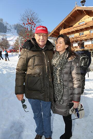 Niki Lauda mit Ehefrau Birgit Wetzinger