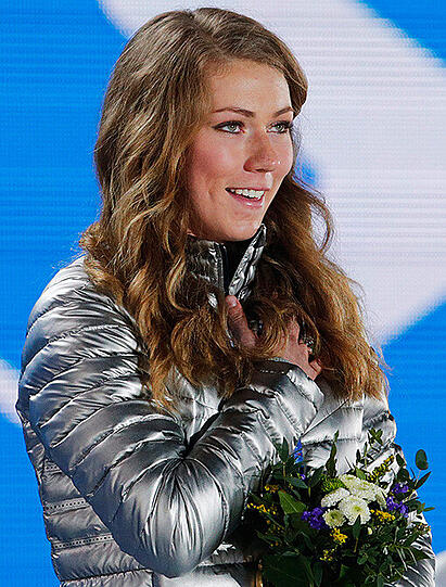 Slalom-Olympiasiegerin Mikaela Shiffrin (USA) in Bildern.