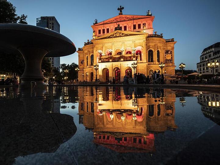 Die Alte Oper in Frankfurt.