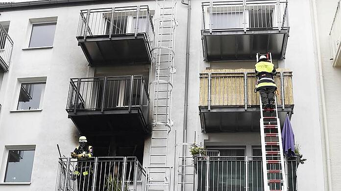 Bilder vom Feuerwehreinsatz in Obergiesing.