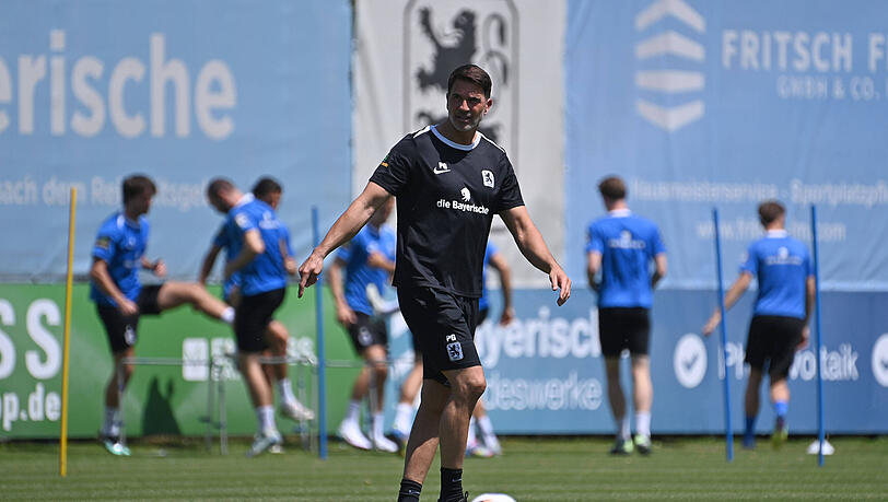 Erst einmal das Training aufnehmen und dann schauen wir weiter: 1860-Trainer Patrick Glöckner.