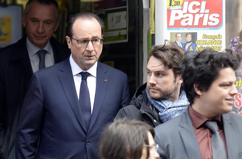 Präsident François Hollande am 22. März 2015 in Paris