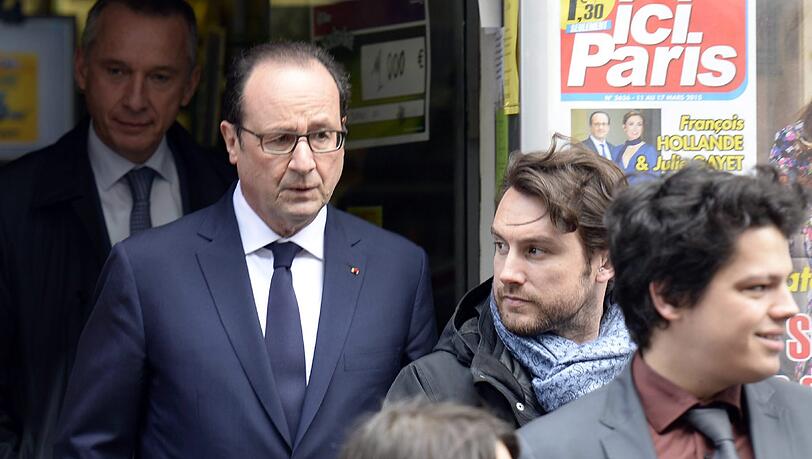 Präsident François Hollande am 22. März 2015 in Paris Präsident François Hollande am 22. März 2015 in Paris