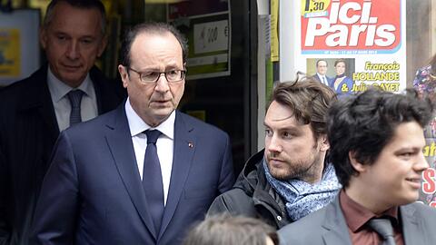 Präsident François Hollande am 22. März 2015 in Paris