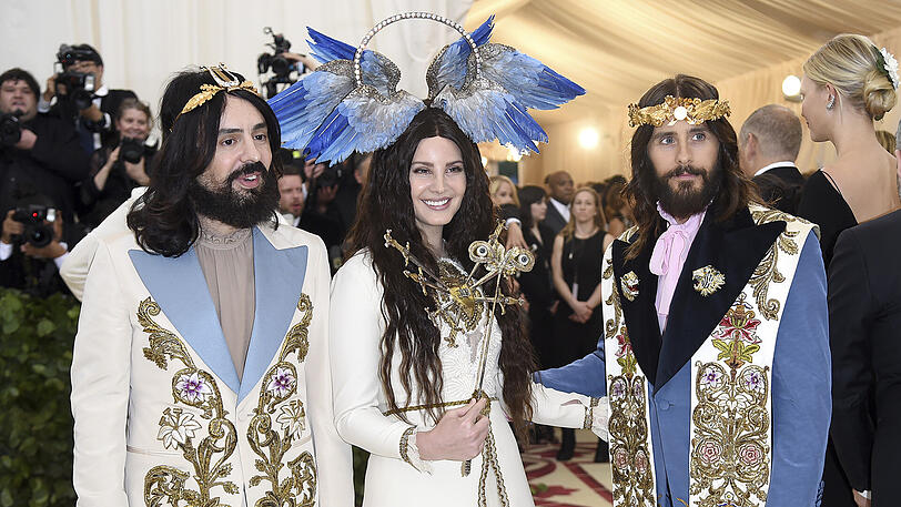 Alessandro Michele, Lana Del Rey und Jared Leto (v.l.).