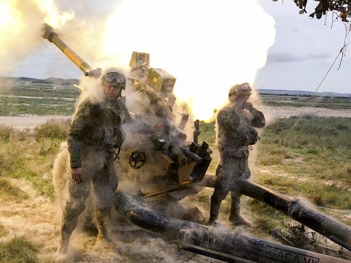 Training für die schnelle Nato-Eingreiftruppe: Soldaten bei einem Manöver.