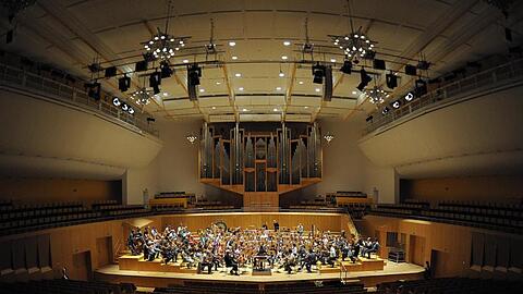 Probe der Bamberger Symphoniker in der Konzerthalle Bamberg. Foto: picture alliance / dpa/Archivbild