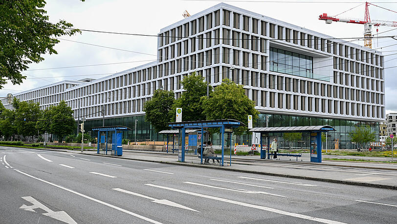 Das neue Strafjustizzentrum am Leonrodplatz.
