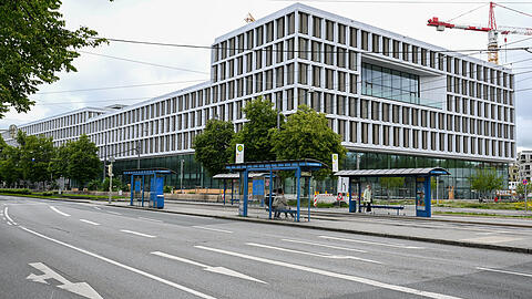 Das neue Strafjustizzentrum am Leonrodplatz.