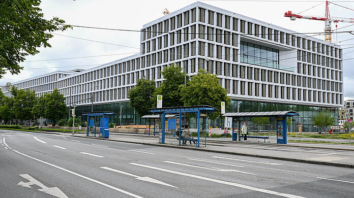 Das neue Strafjustizzentrum am Leonrodplatz.