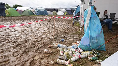 Leere Dosen sind nur ein Beispiel f&uuml;r M&uuml;ll, der bei einem Festival anfallen kann.