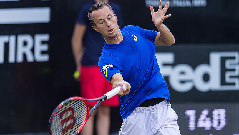 Philipp Kohlschreiber, hier beim Turnier in Stuttgart im Juni 2016. Philipp Kohlschreiber, hier beim Turnier in Stuttgart im Juni 2016.
