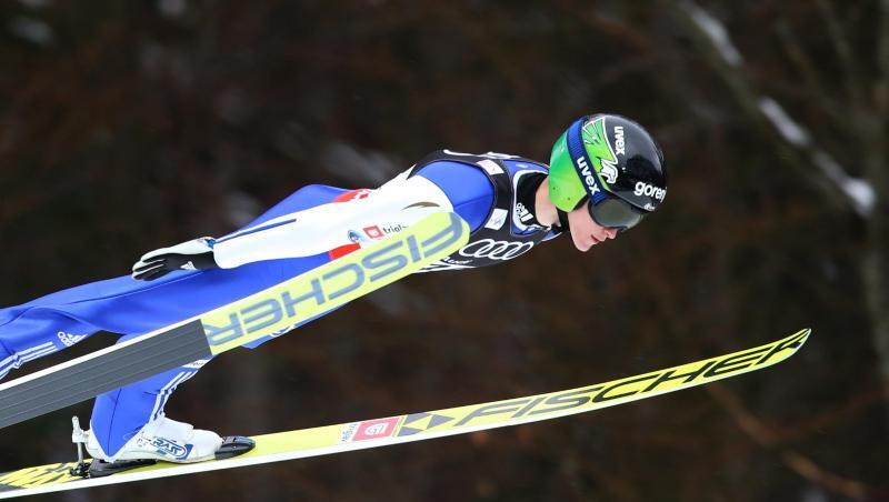 Peter Prevc aus Slowenien fliegt bei der Skiflug-Weltmeisterschaft in Oberstdorf. Foto: Karl-Josef Hildenbrand/Archiv Peter Prevc aus Slowenien fliegt bei der Skiflug-Weltmeisterschaft in Oberstdorf. Foto: Karl-Josef Hildenbrand/Archiv
