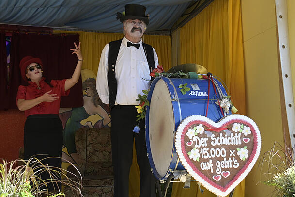 Ringo vom Schichtl nach dem Einzug der Wiesnwirte zur Er&ouml;ffnung des 188. Oktoberfests am 16.9.2023.