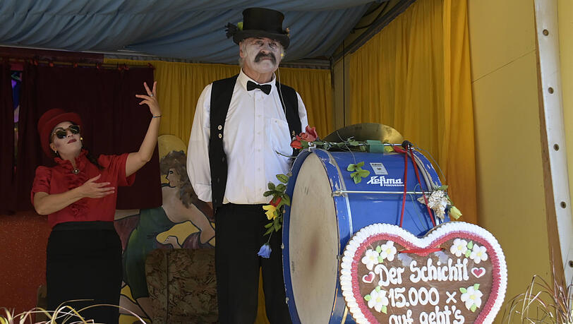 Ringo vom Schichtl nach dem Einzug der Wiesnwirte zur Eröffnung des 188. Oktoberfests am 16.9.2023. Ringo vom Schichtl nach dem Einzug der Wiesnwirte zur Eröffnung des 188. Oktoberfests am 16.9.2023.