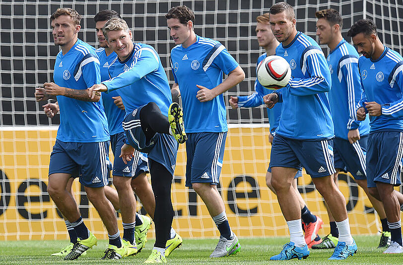 Die Bilder vom zweiten Trainingstag der deutschen Nationalelf bei der Vorbereitung auf das EM-Qualifikationsspiel gegen Polen.