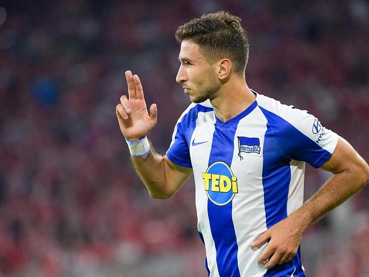 Herthas Marko Grujic. Foto: Matthias Balk/dpa/Archivbild