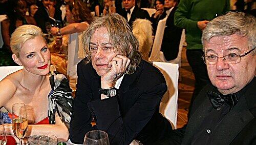 Nadja Auermann, Bob Geldof und Joschka Fischer Nadja Auermann, Bob Geldof und Joschka Fischer