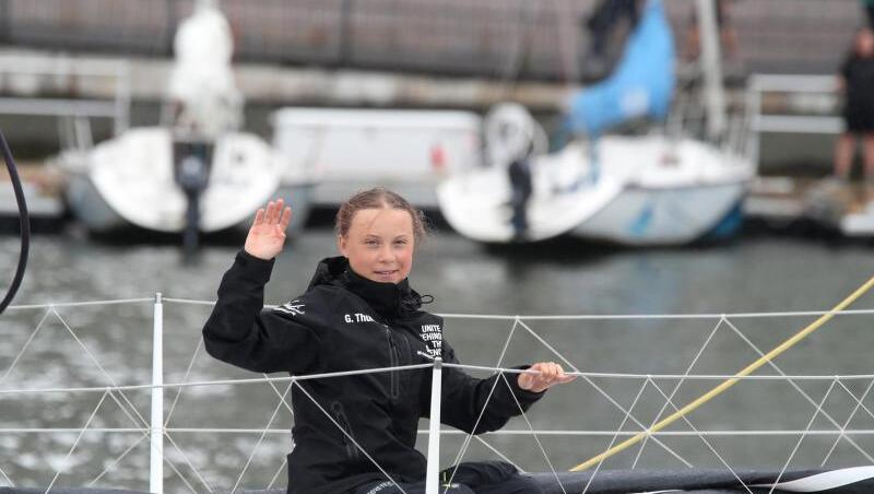 Will auf einem Katamaran von der Ostküste der USA zur UN-Klimakonferenz in Madrid segeln: Klimaaktivistin Greta Thunberg. Will auf einem Katamaran von der Ostküste der USA zur UN-Klimakonferenz in Madrid segeln: Klimaaktivistin Greta Thunberg.