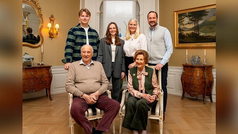 Die norwegischen Royals schicken mit diesem Foto Ostergrüße.
