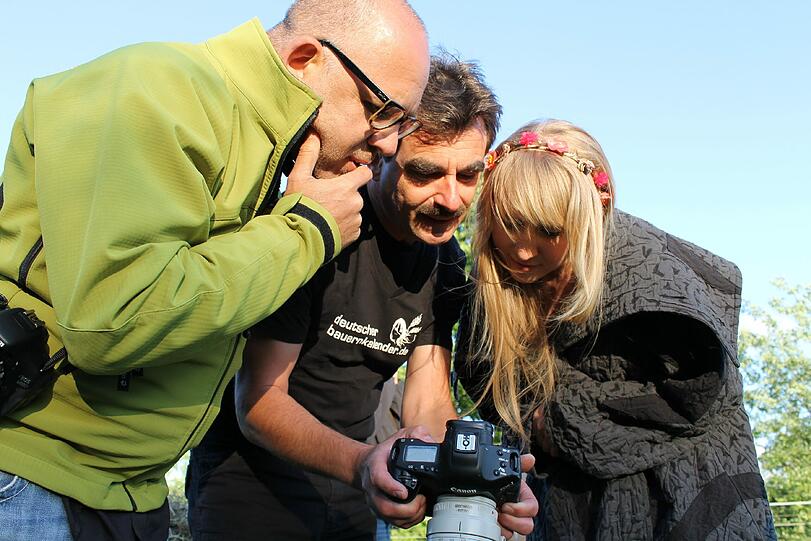 Bilder vom Shooting aus Hamburg: So ist der Deutsche Bauernkalender 2013 entstanden