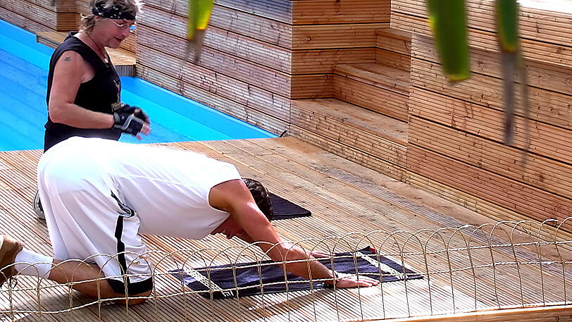 ...deshalb heißt es ordentlich schwitzen im &bdquo;Promi Big Brother&ldquo;-Haus.