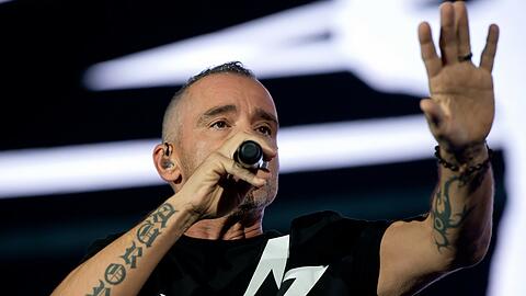 Eros Ramazzotti bei seinem Konzert in der Olympiahalle.