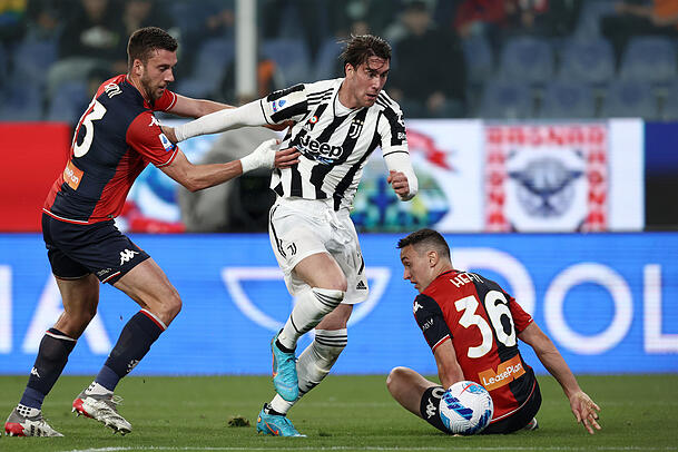 Juventus-Turin-Ass Dusan Vlahovic. Juventus-Turin-Ass Dusan Vlahovic.