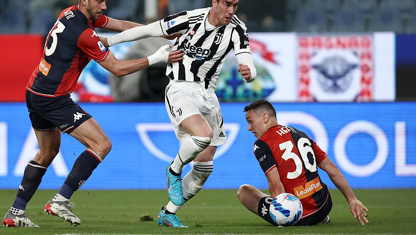Juventus-Turin-Ass Dusan Vlahovic. Juventus-Turin-Ass Dusan Vlahovic.