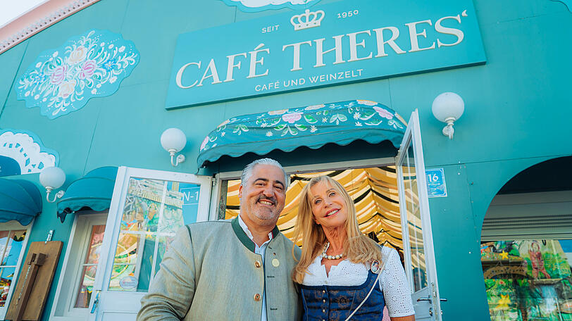 Katharina Wiemes und Oliver Wendel vom Café Theres.
