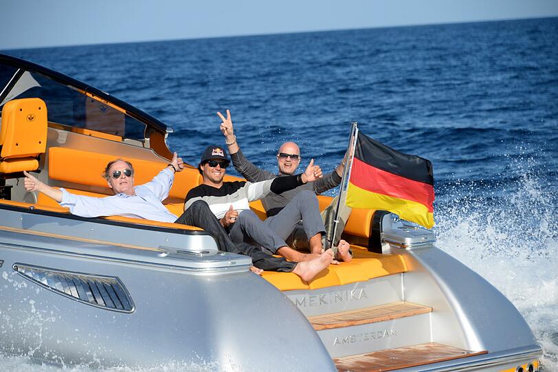 Herbert Knaup, Philipp Köster und Christian Berkel.