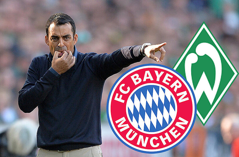 Bremens Trainer Robin Dutt glaub an eine Chance seines SVW gegen den FC Bayern München.