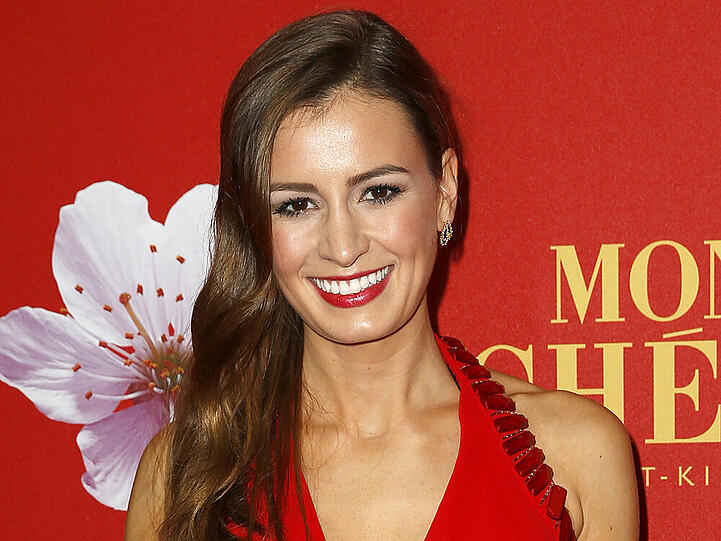 Lady in red: Karolin Oltersdorf