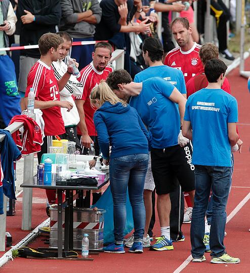 FC Bayern: Olympiapark: Die Bayern beim Laktattest - die Bilder! - FC Bayern - Abendzeitung München