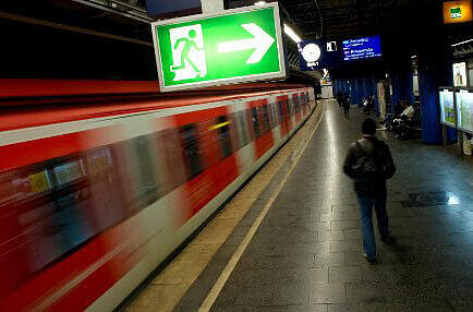 Stammstreckensperrung zwischen Hauptbahnhof und Donnersbergerbrücke.