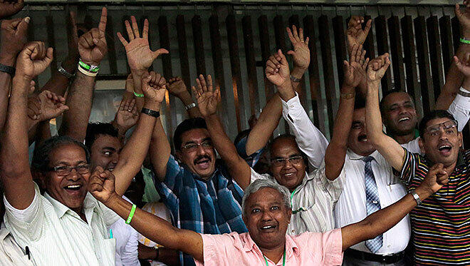 Die Regierungspartei UNP hat die Parlamentswahl im Inselstaat Sri Lanka gewonnen. Die Regierungspartei UNP hat die Parlamentswahl im Inselstaat Sri Lanka gewonnen.