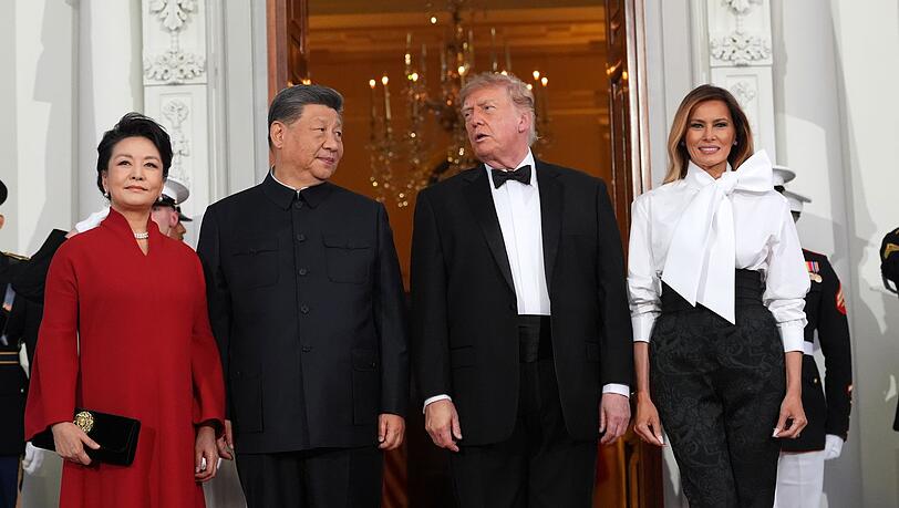 Trump spricht von exzellenter Verbindung zu China. Trump spricht von exzellenter Verbindung zu China.