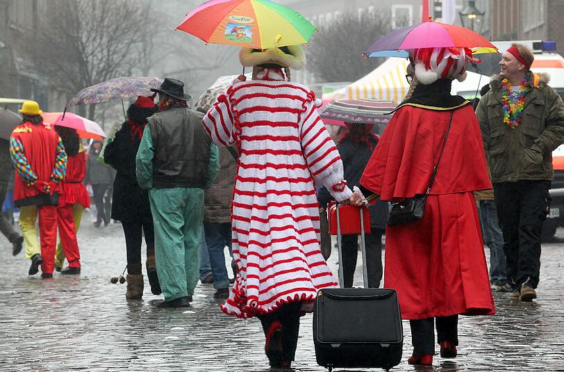 Der Düsseldorfer Karneval wurde wegen des Sturms abgesagt.