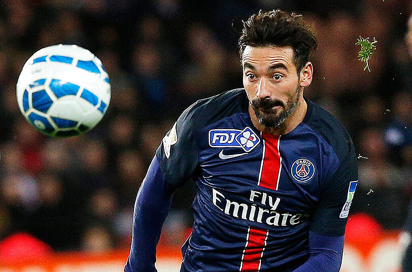 Spielt bald in China: PSG-Flügelspieler Ezequiel Lavezzi.