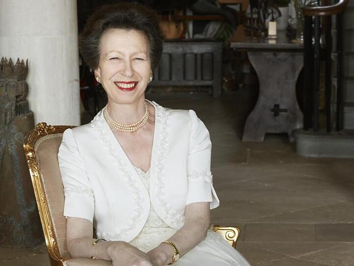 Die britische Prinzessin Anne posiert für ein Porträt.